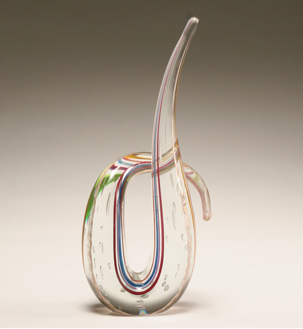 Robert L. Hamon studio glass sculpture.