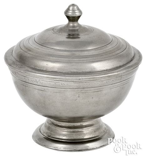 PHILADELPHIA PEWTER SUGAR LATE 310400