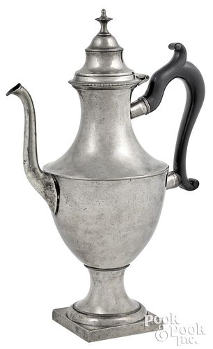 IMPORTANT PHILADELPHIA PEWTER COFFEE 31040d