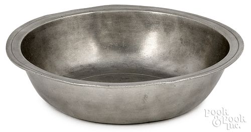 PHILADELPHIA PEWTER BASIN, LATE