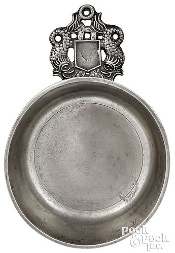 CONNECTICUT DOLPHIN HANDLED PEWTER 31042b