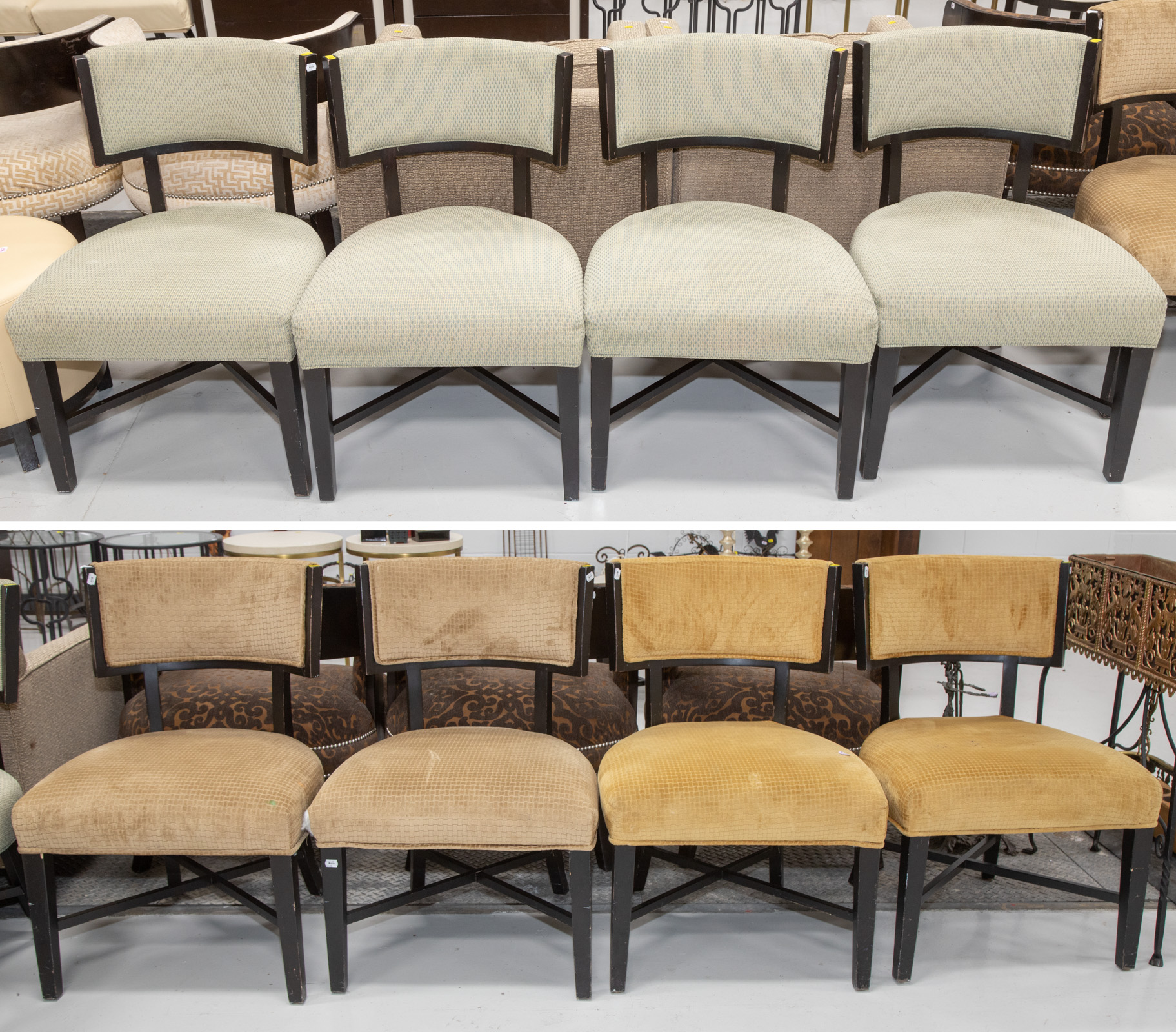 SET OF EIGHT ART DECO STYLE CHAIRS 310478