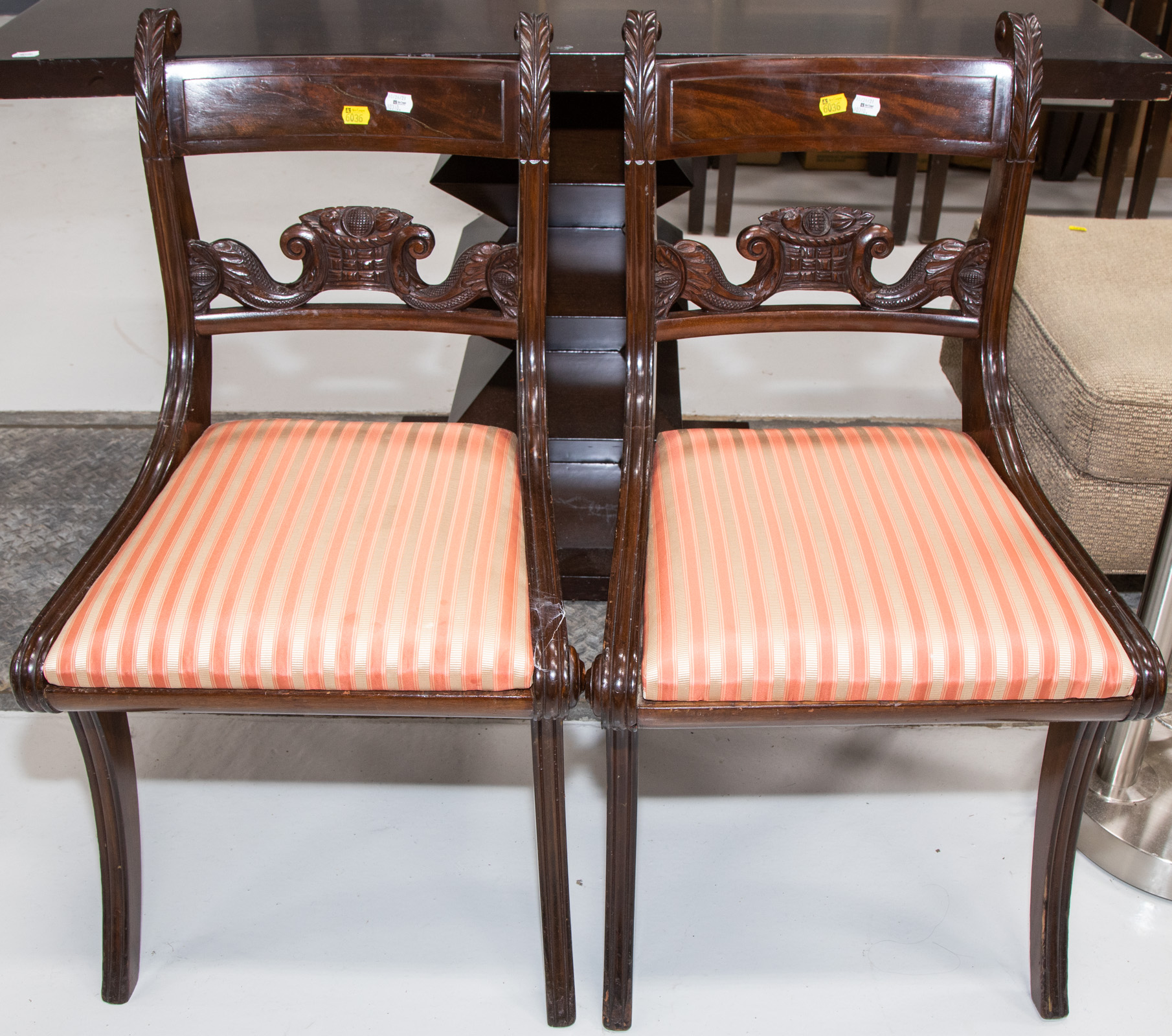 A PAIR OF AMERICAN CLASSICAL MAHOGANY 310472