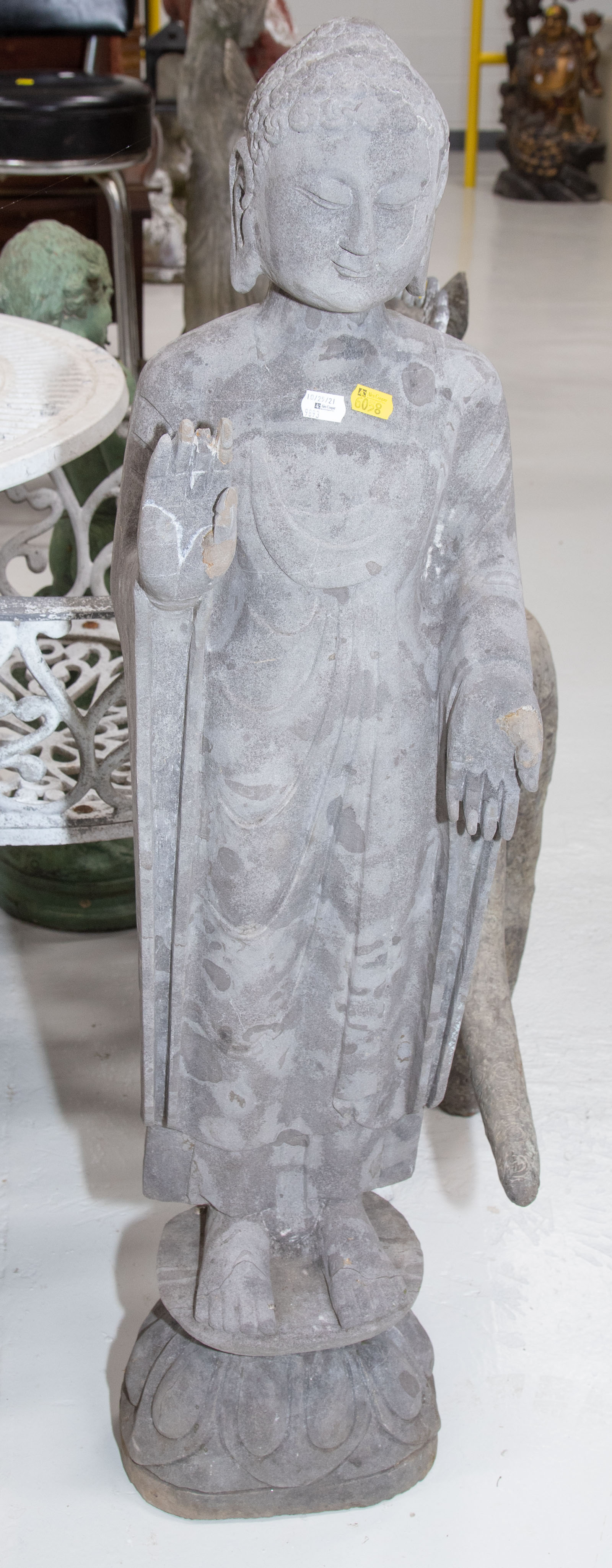 JAPANESE CRAVED STONE FIGURE OF 310488