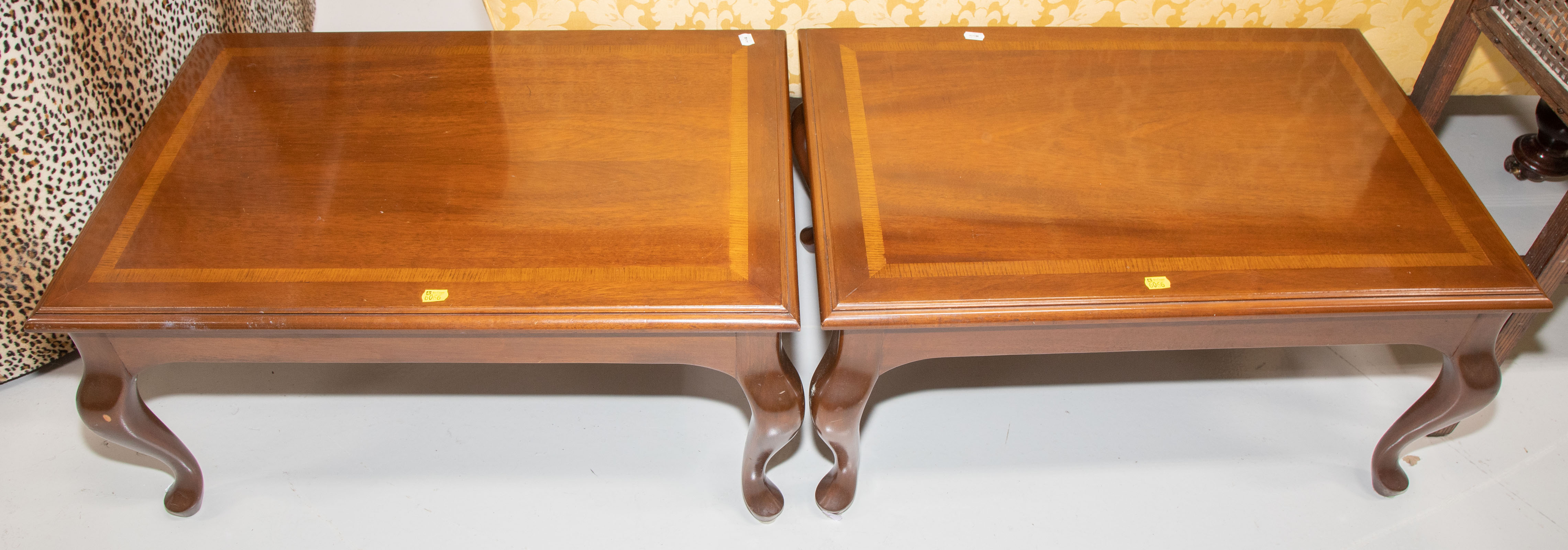 A PAIR OF QUEEN ANNE STYLE MAHOGANY 310490