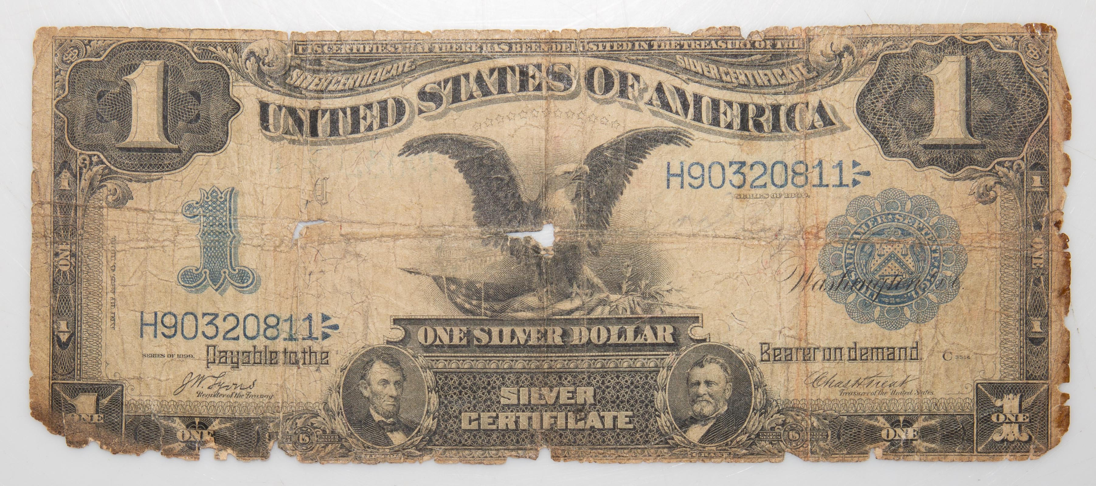 1899 1 BLACK EAGLE SILVER CERTIFICATE 310528