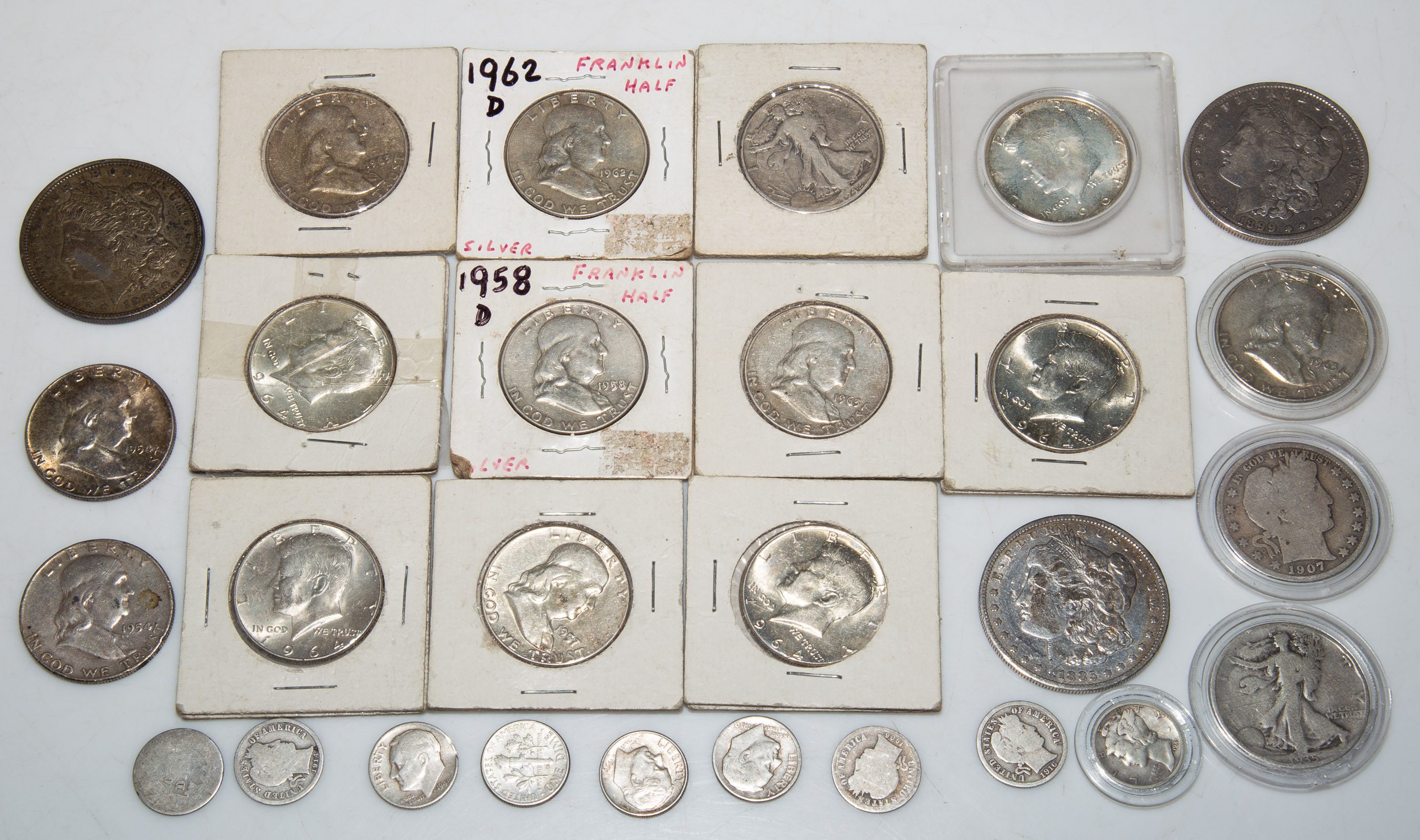 $8.90 FACE US SILVER COINS PLUS