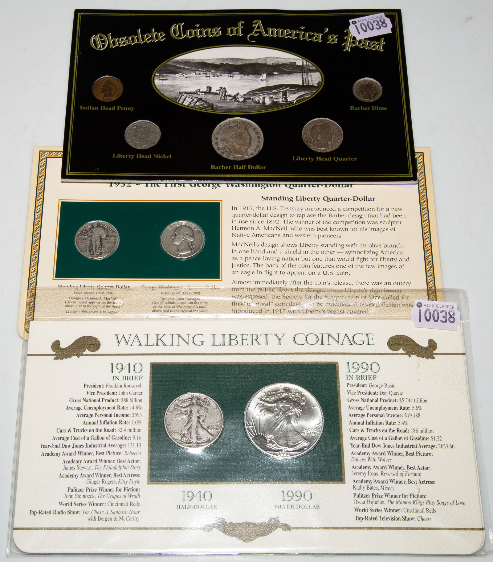 THREE NICE COIN PACKS WITH SILVER 310542