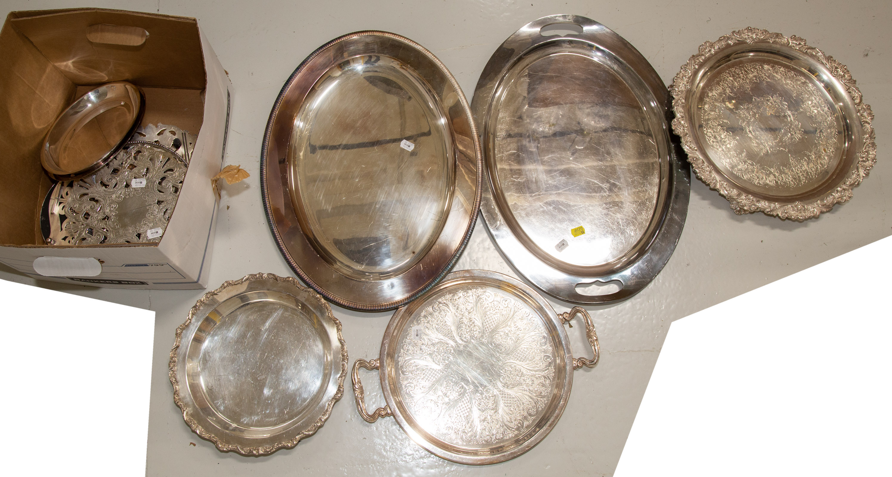 SELECTION OF SILVER PLATED WARE