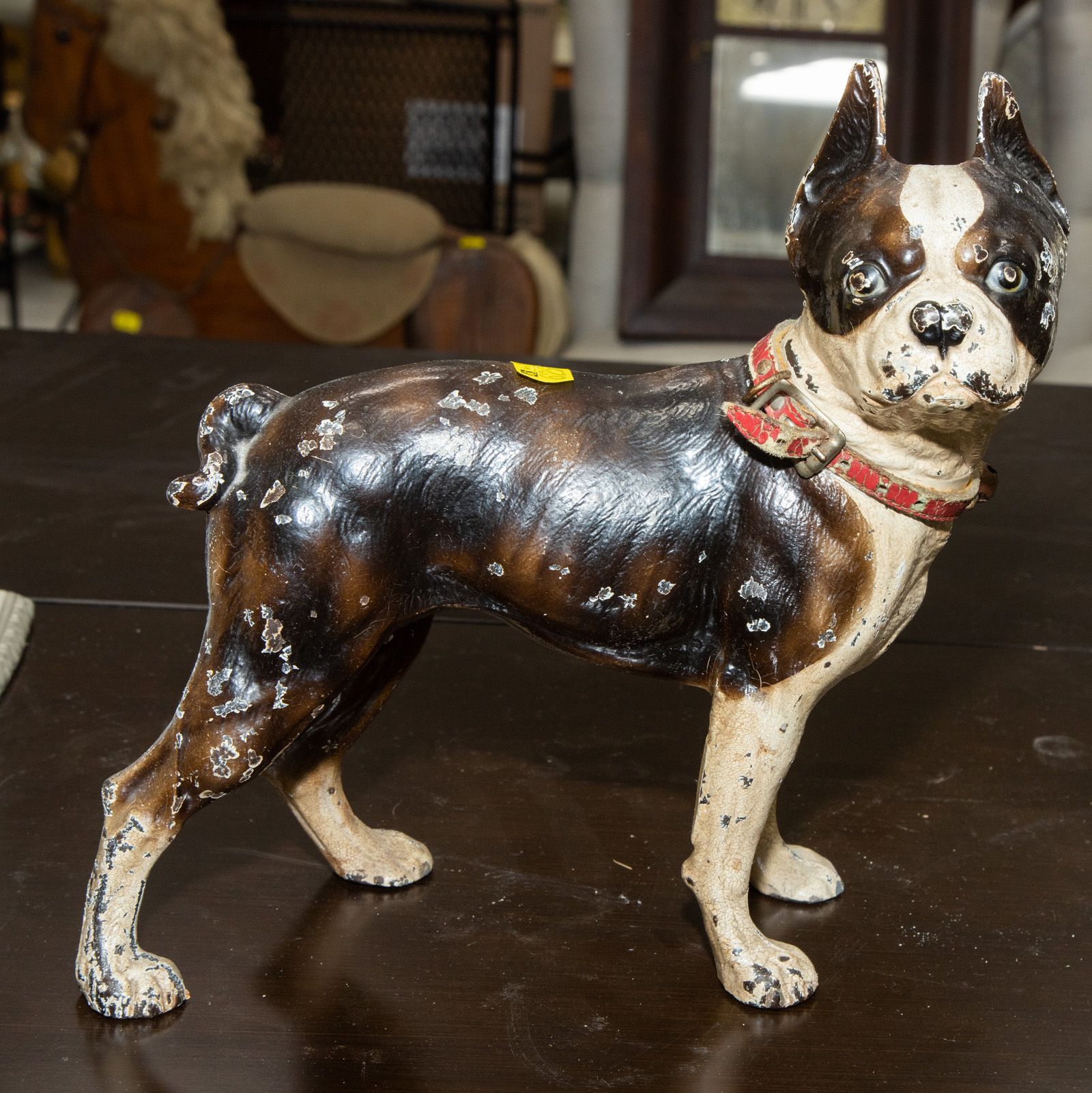 CAST IRON BOSTON TERRIER DOORSTOP