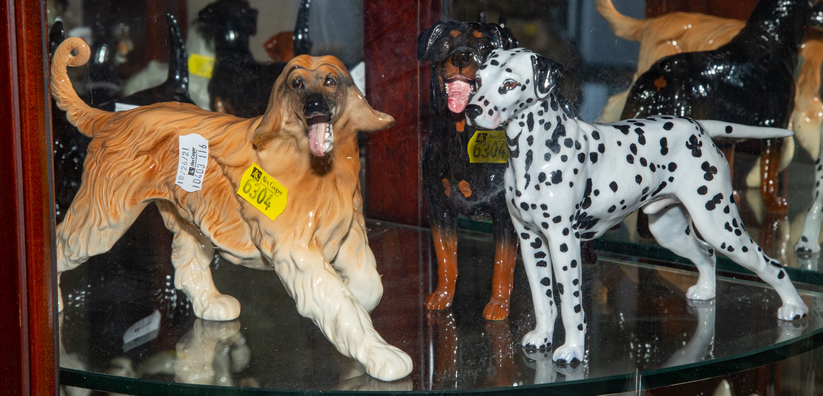 THREE ROYAL DOULTON DOG FIGURES