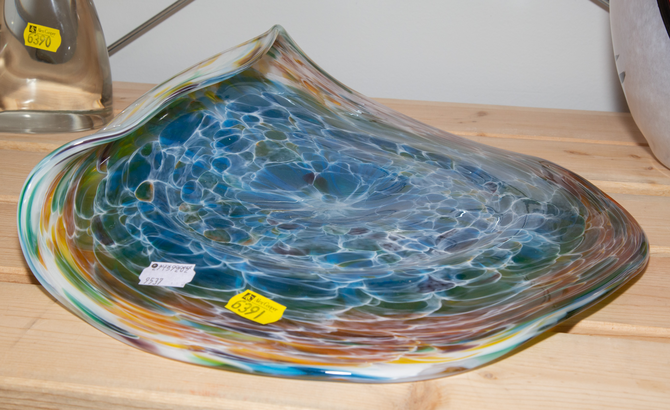 MOON WAVES ART GLASS BY JOHN MOONEY 3105c7