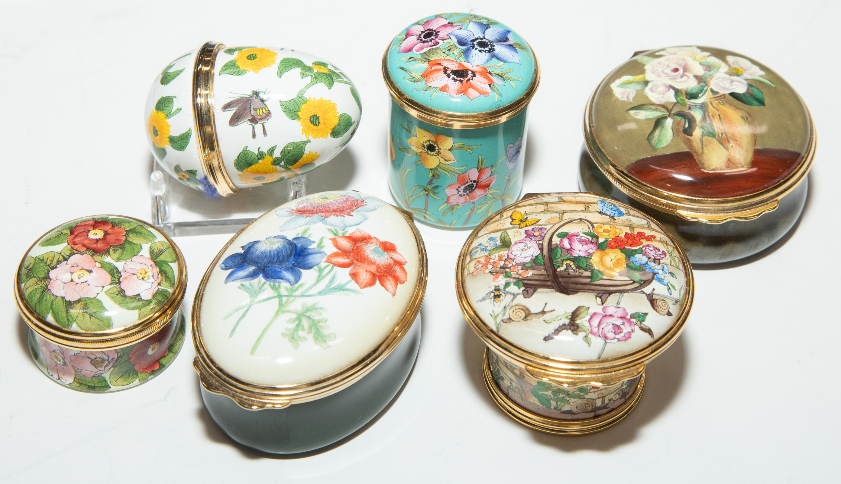 SIX HALCYON DAYS ENAMELS DRESSER