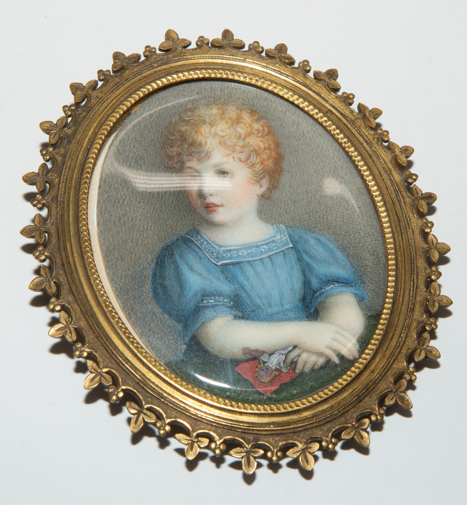 MINIATURE PORTRAIT OF YOUNG GIRL The