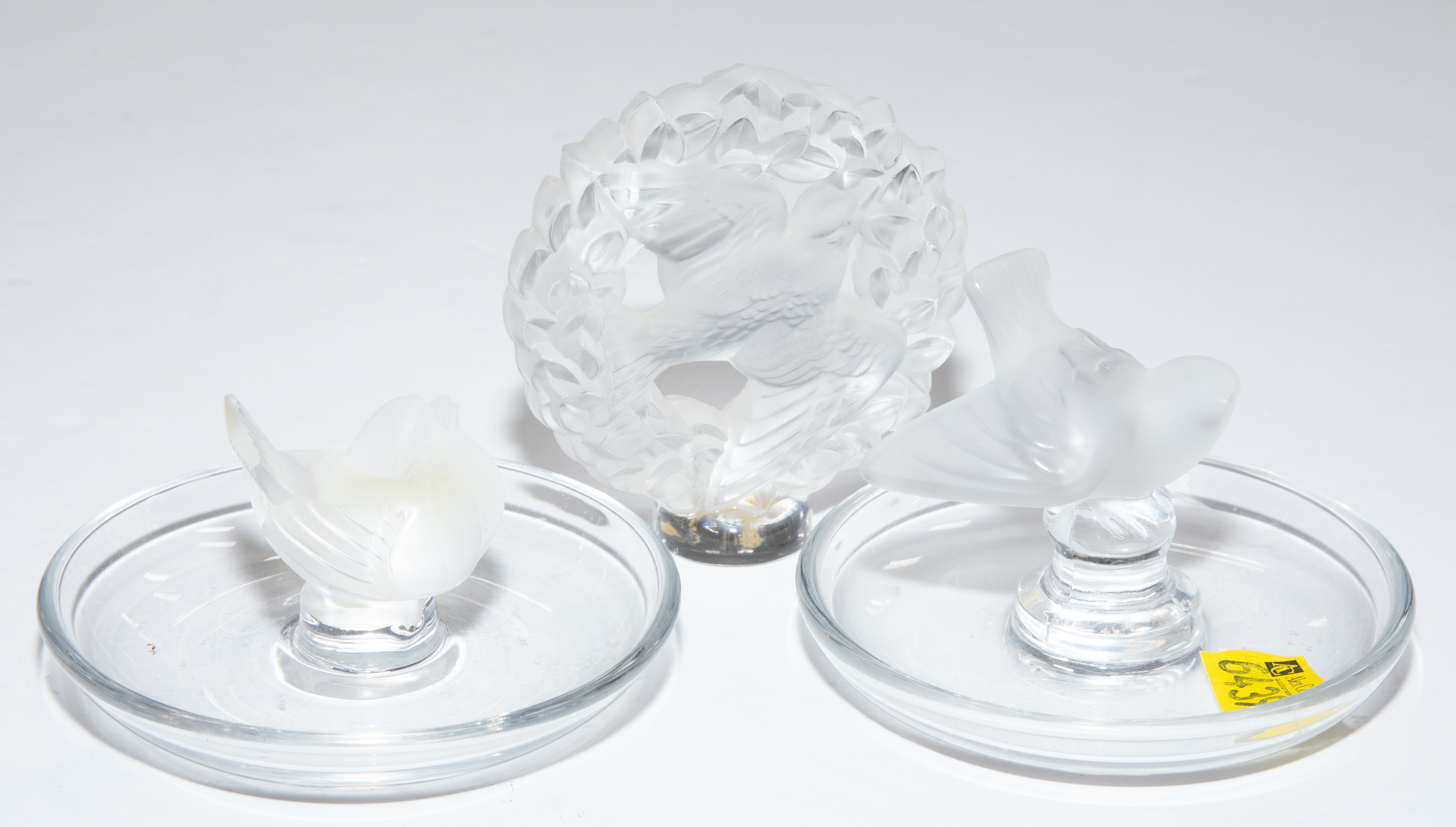 THREE LALIQUE ITEMS Includes 2