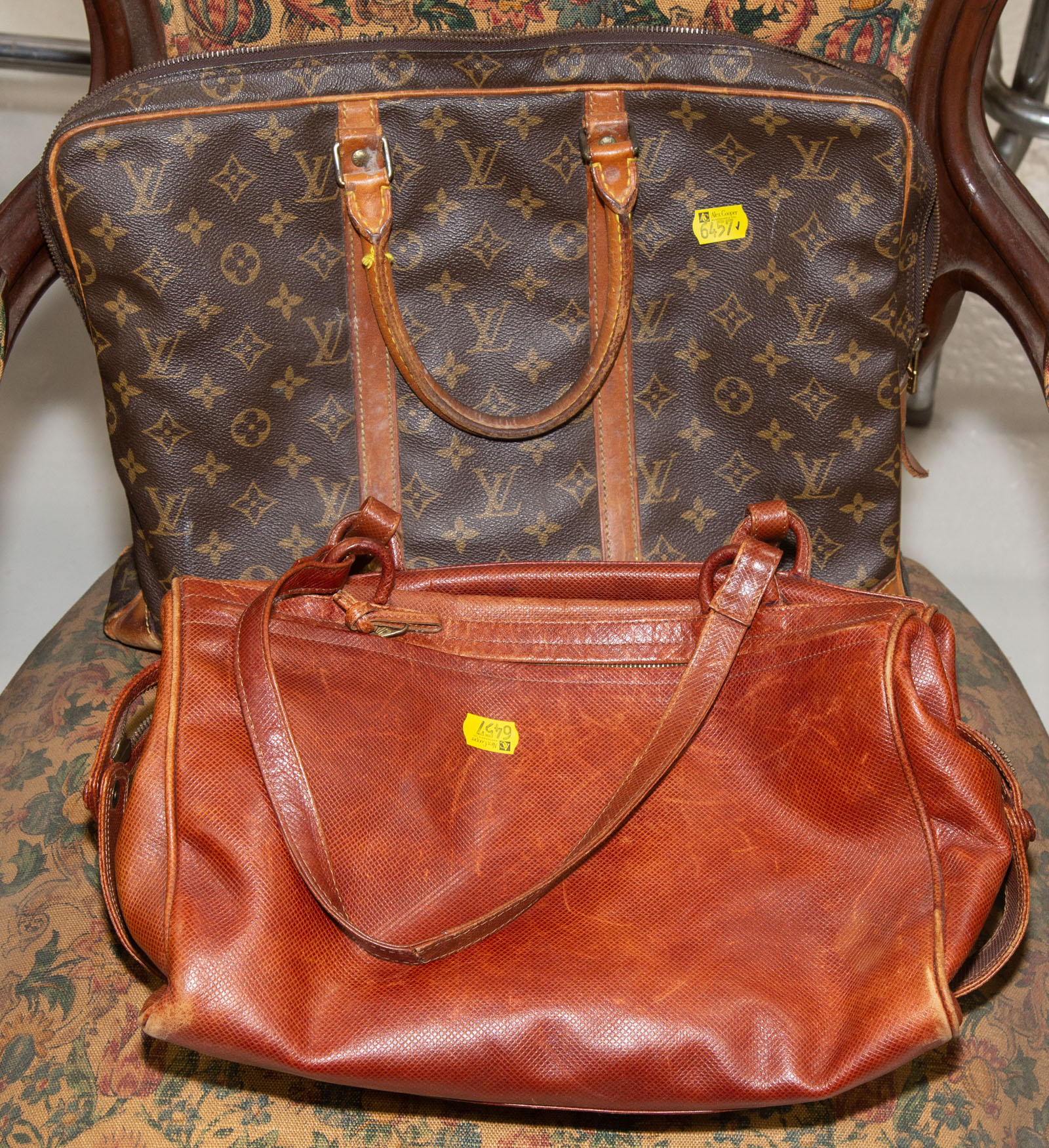 LOUIS VUITTON BRIEFCASE & BOTTEGA