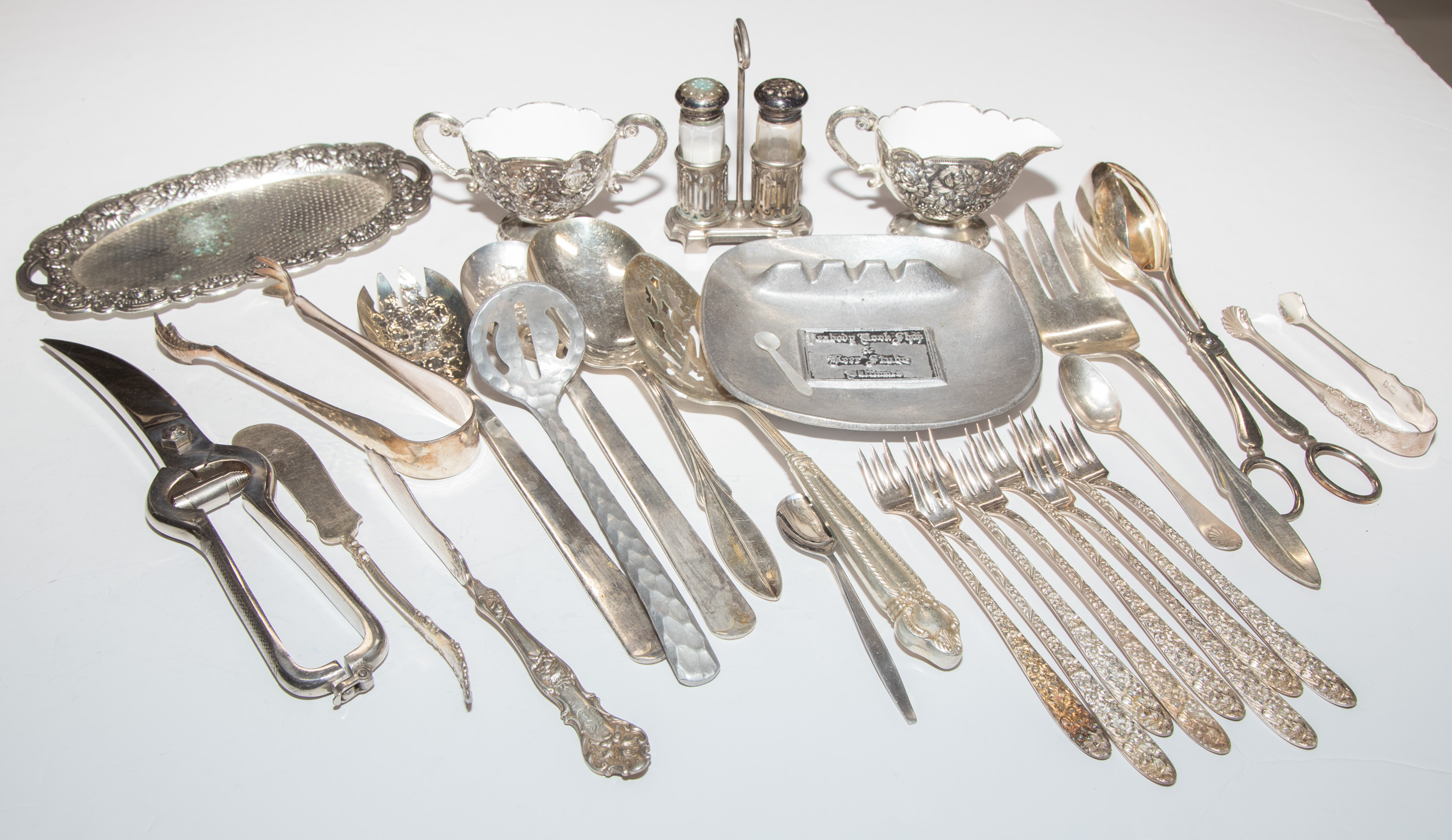 COLLECTION SILVER PLATED FLATWARE