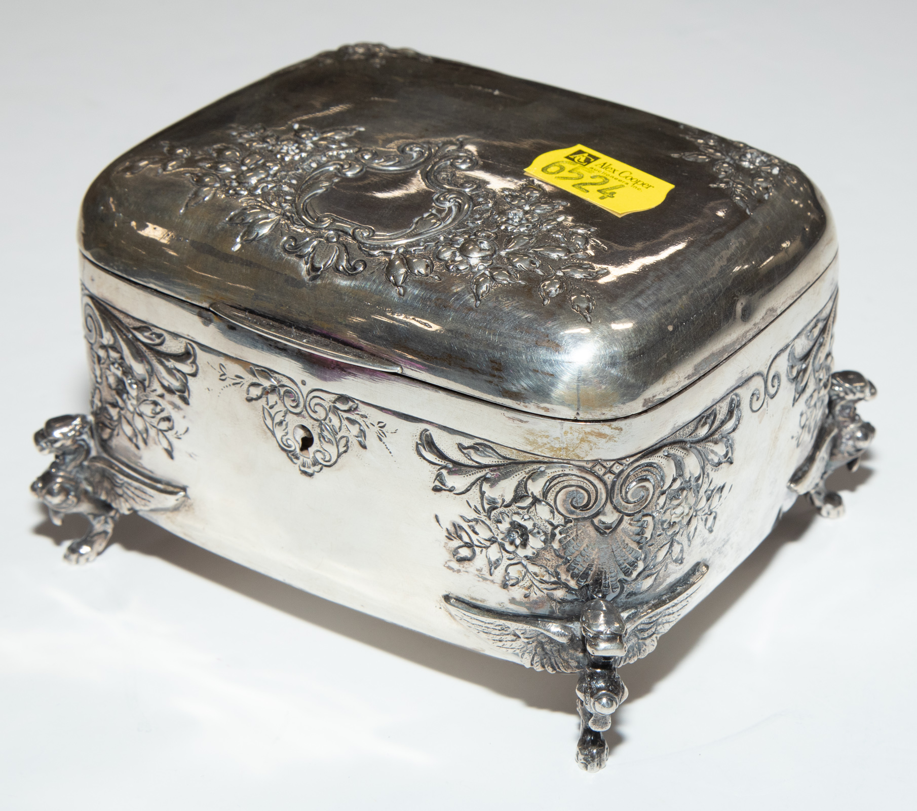 AUSTRIAN SILVER JEWEL BOX AP makers 310644