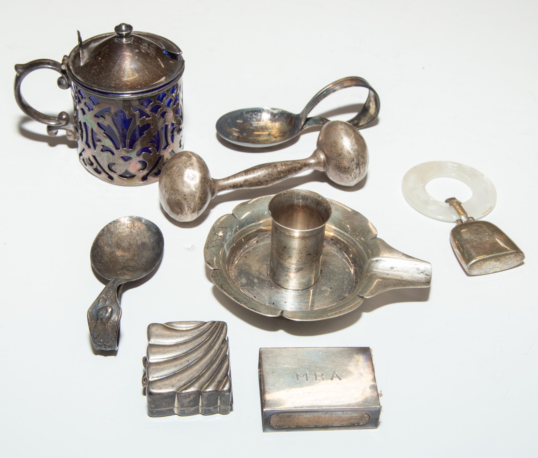 COLLECTION SMALL STERLING OBJECTS