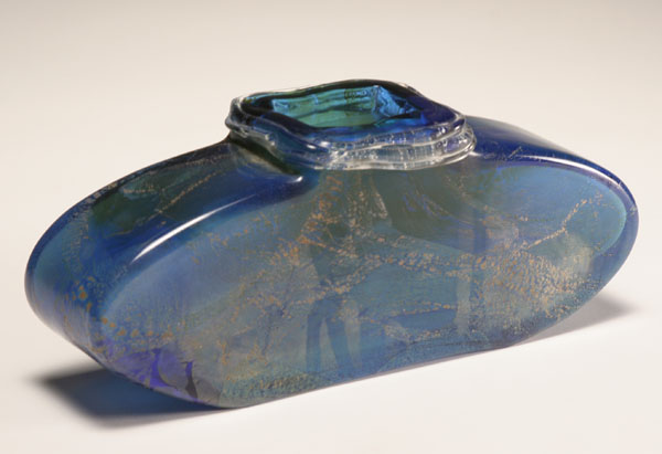 Contemporary blue studio glass 4e70e