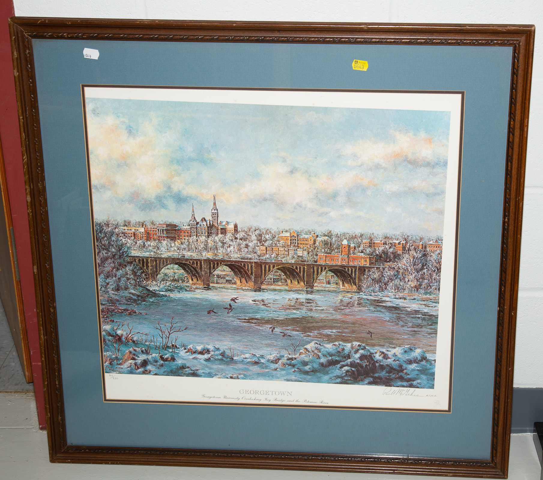 FRAMED PAUL MCGEHEE PRINT OF GEORGE 3106a8