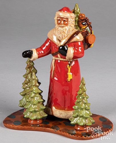 LESTER BREININGER REDWARE SANTA 3106eb