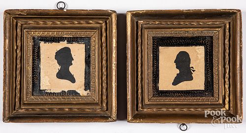 PAIR OF PEALE MUSEUM SILHOUETTES  310759