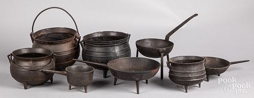 GROUP OF EARLY IRON COOKWAREGroup