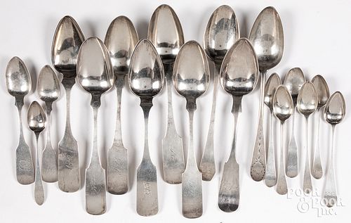 COIN SILVER SPOONSCoin silver spoons  31086c