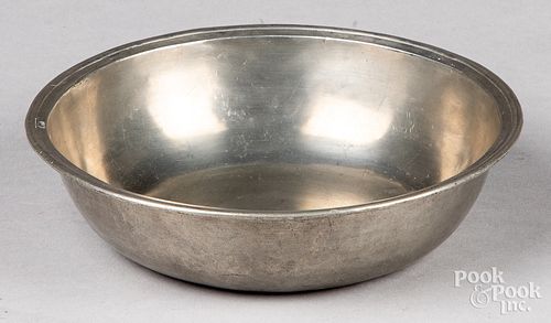 NORWICH CONNECTICUT PEWTER BASIN  310895