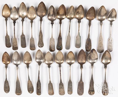 COIN SILVER SPOONSCoin silver spoons  3108df