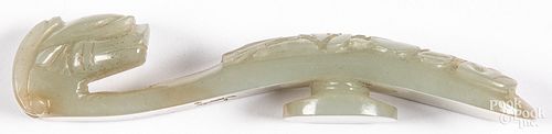 CHINESE CARVED JADE HOOKChinese