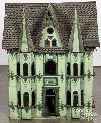 LARGE VICTORIAN PAINTED HOUSE MODEL  310944