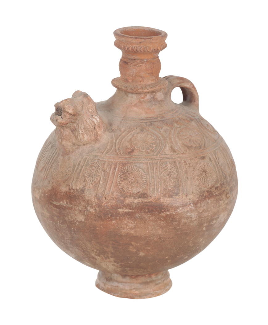 A PERSIAN TERRACOTTA WATER VESSEL