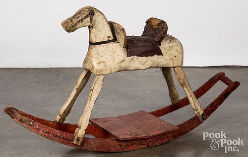 CHILD S PAINTED ROCKING HORSE  31094c