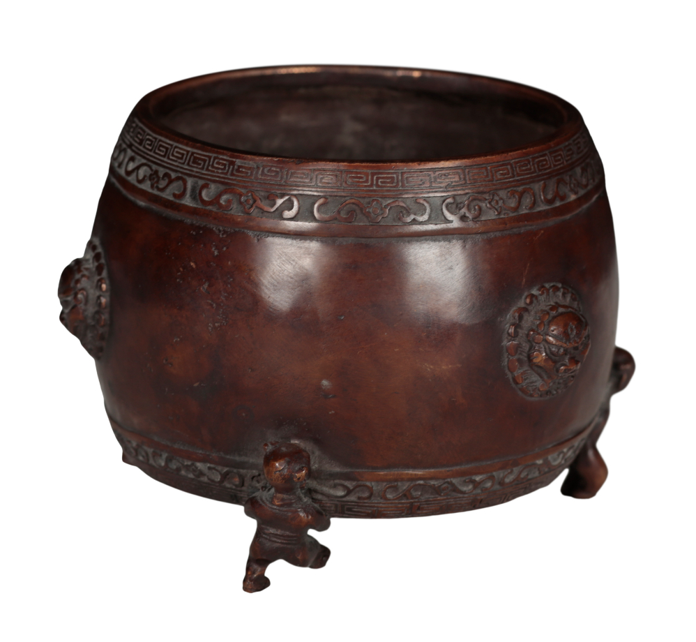 A JAPANESE BRONZE CENSER Meiji 310953