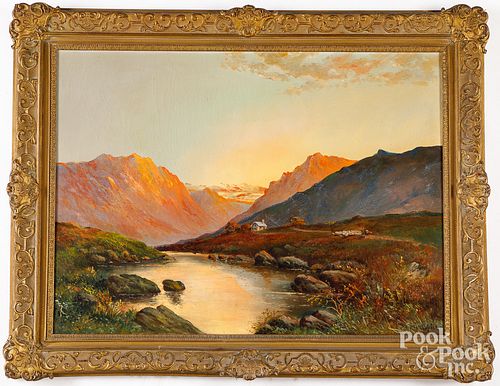 DONALD CAMPBELL CANVAS MOUNTAINOUS