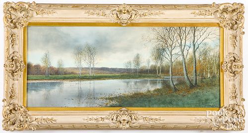 GEORGE HOWELL GAY WATERCOLOR LANDSCAPEGeorge 3109ae