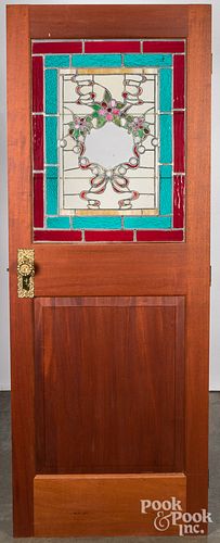 STAINED GLASS PANELED DOORStained 3109cf