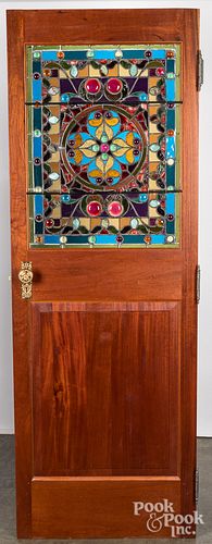 STAINED GLASS PANELED DOORStained 3109d2