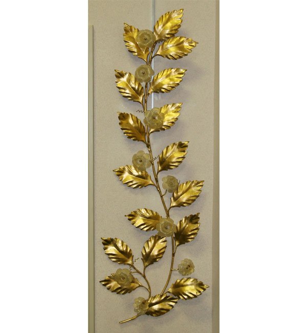 Italian gilt metal floral branch 4e764