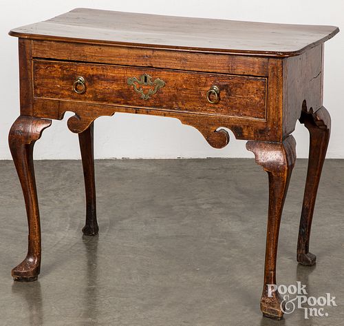 GEORGE II YEWWOOD DRESSING TABLE,