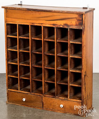 PINE COUNTRY STORE CABINET, LATE