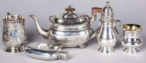 ENGLISH SILVER TABLEWARES, 19TH