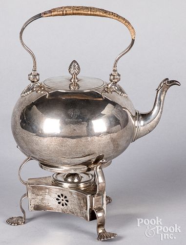 ENGLISH SILVER HOT WATER KETTLEEnglish 3131e3