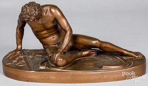 FERDINAND BARBEDIENNE BRONZE DYING GAULFerdinand