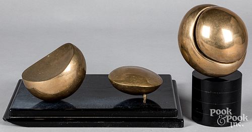 SYLVIA CHAIT, TWO BRONZE WORKSSylvia