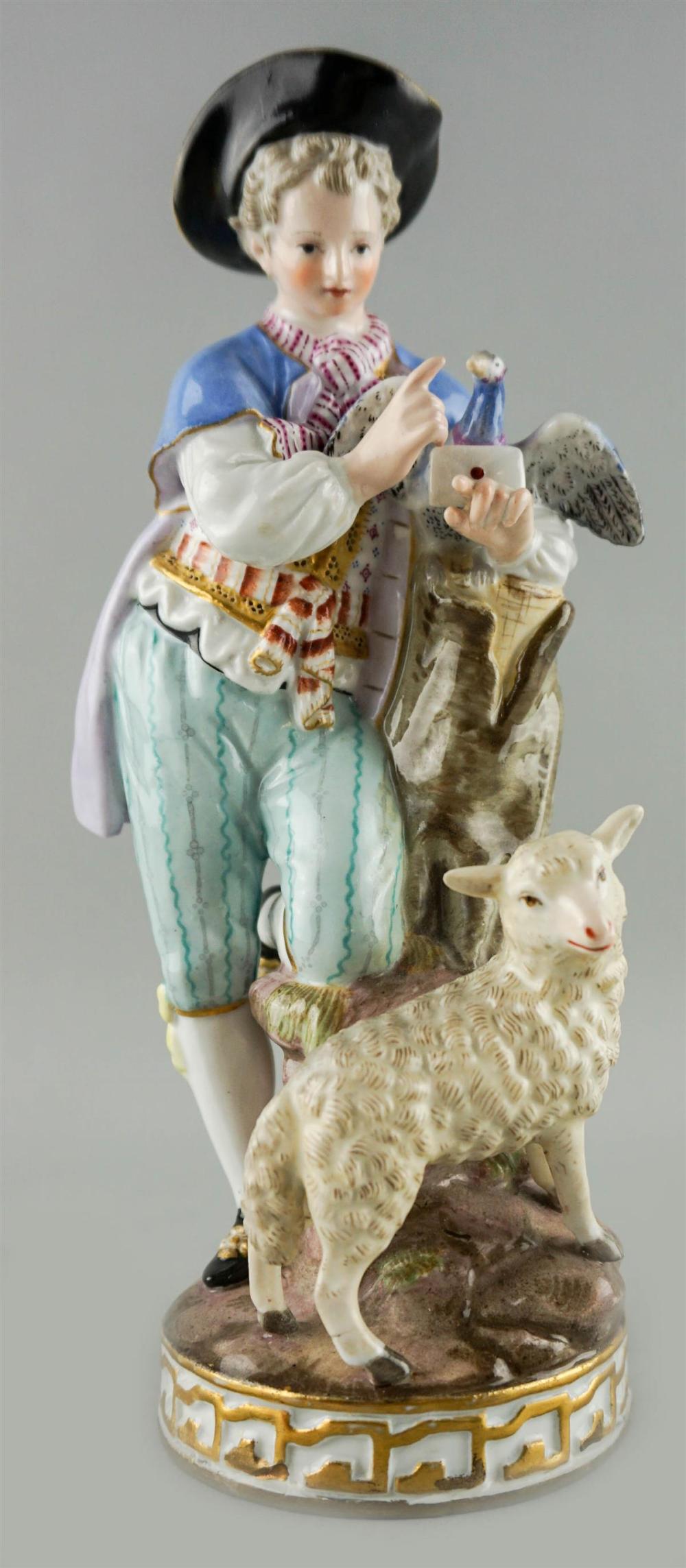 MEISSEN PORCELAIN FIGURE OF YOUNG