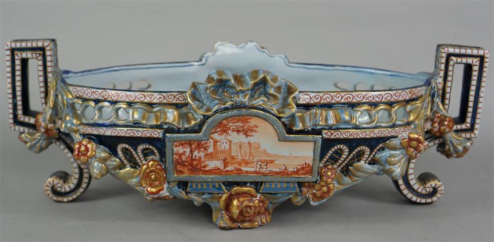 EMILE GALLE FAIENCE OVAL CENTER 313271