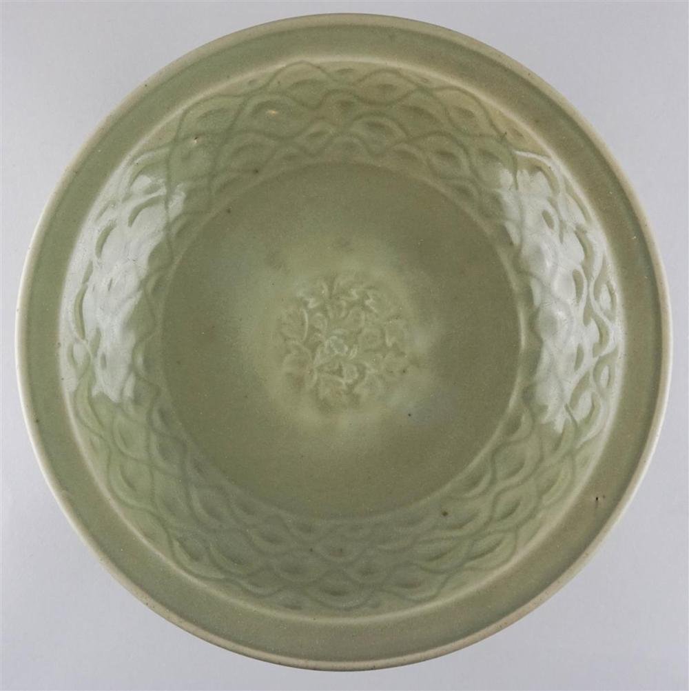 LONGQUAN CELADON MOLDED AND INCISED